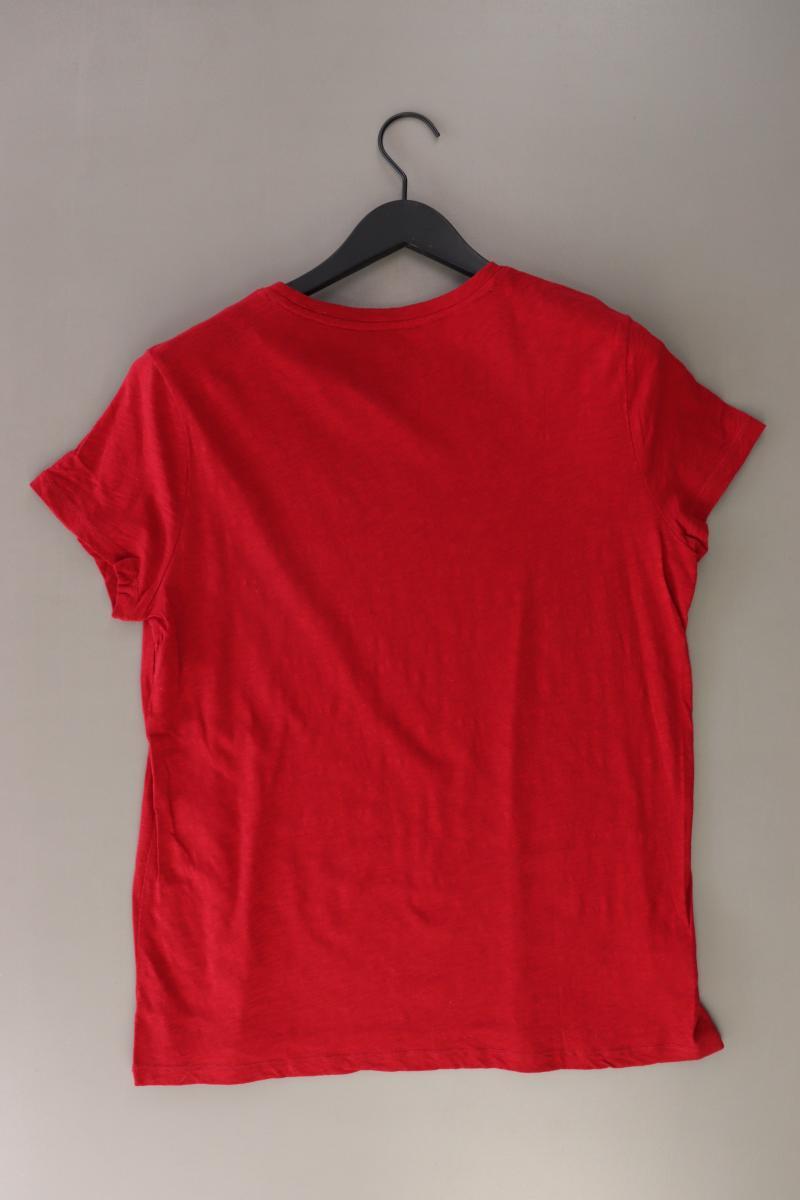 Eddie Bauer T-Shirt Gr. XL Kurzarm rot aus Baumwolle