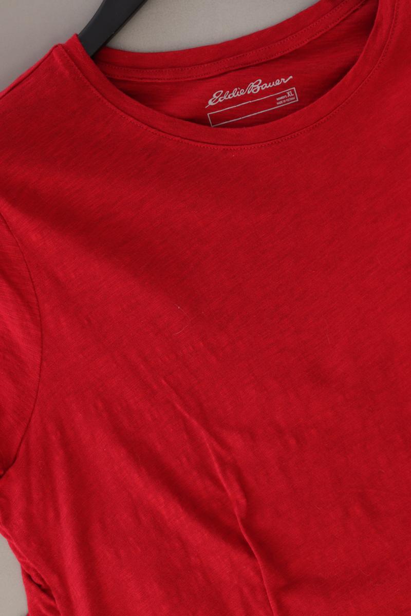 Eddie Bauer T-Shirt Gr. XL Kurzarm rot aus Baumwolle