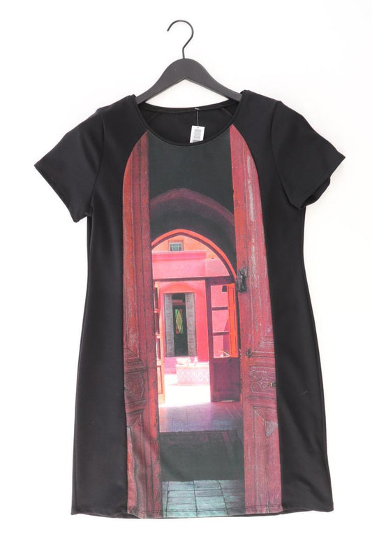 Desigual Kurzarmkleid Gr. XL schwarz aus Polyester