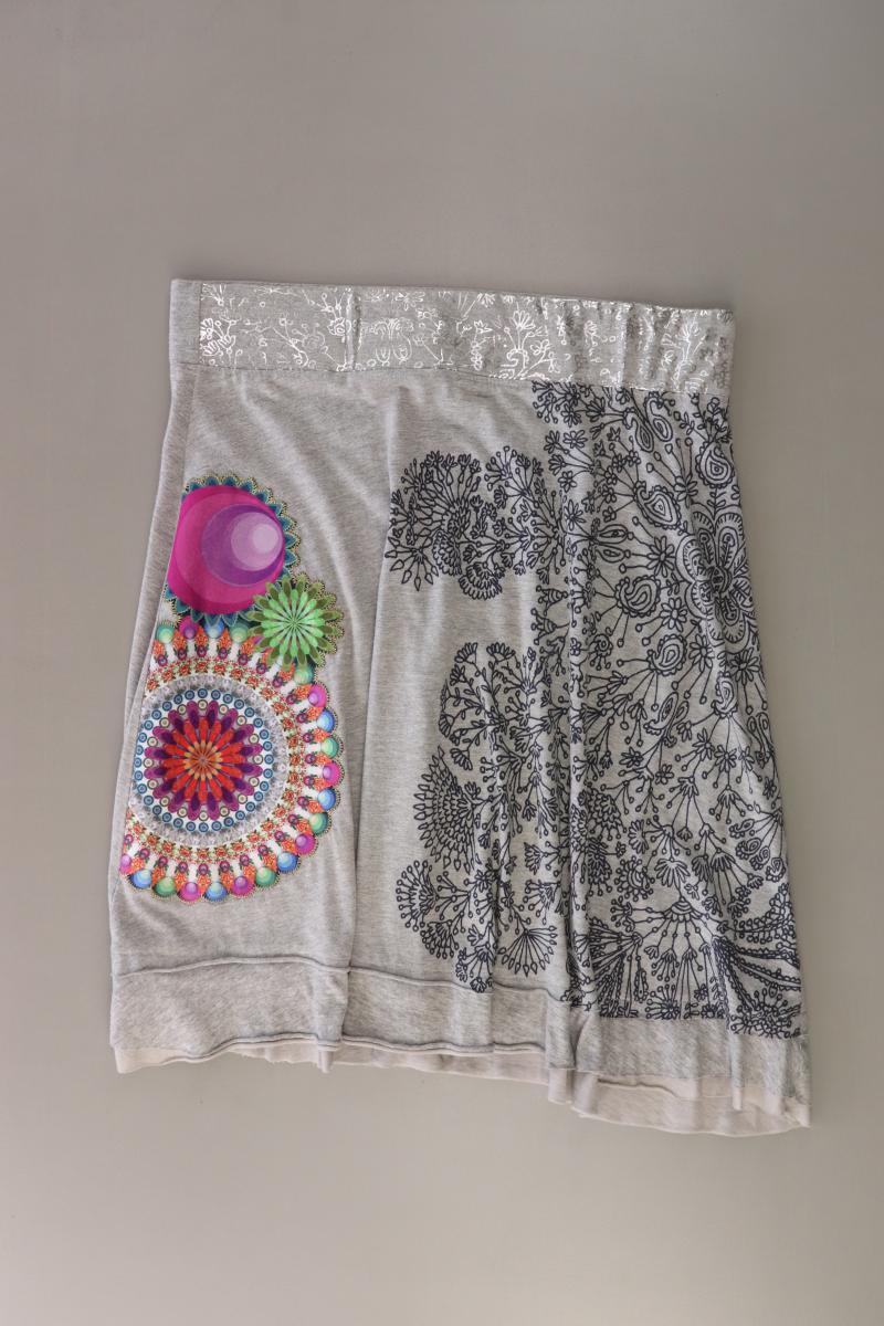 Desigual Stretchrock Gr. XL grau aus Baumwolle