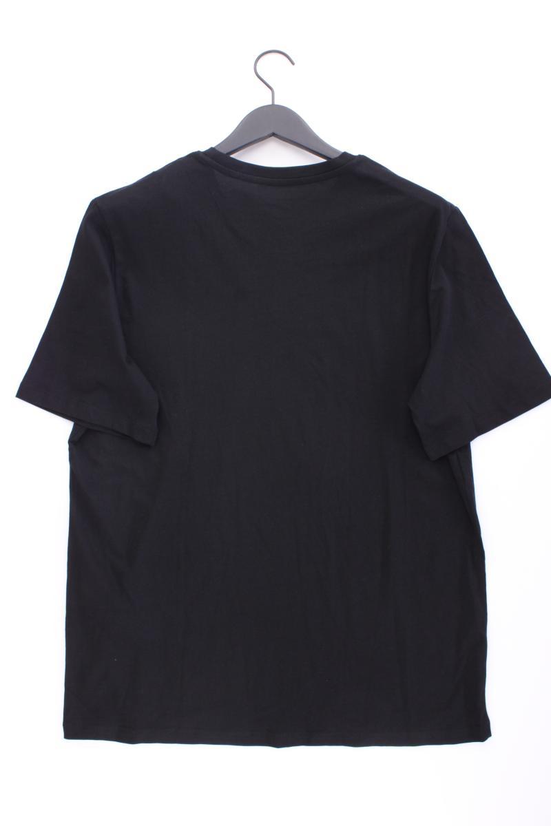 Jack & Jones Printshirt für Herren Gr. XL Kurzarm schwarz
