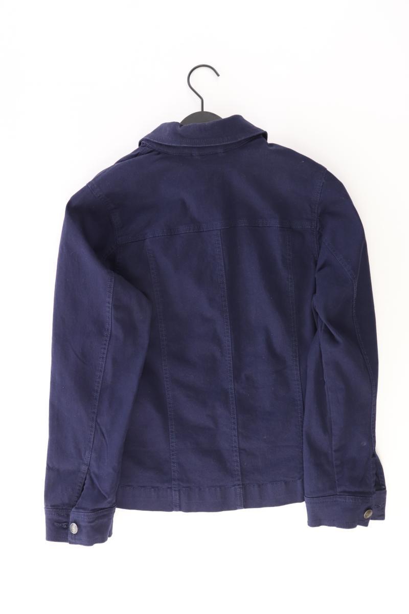 sheego Übergangsjacke Gr. 44 blau aus Baumwolle