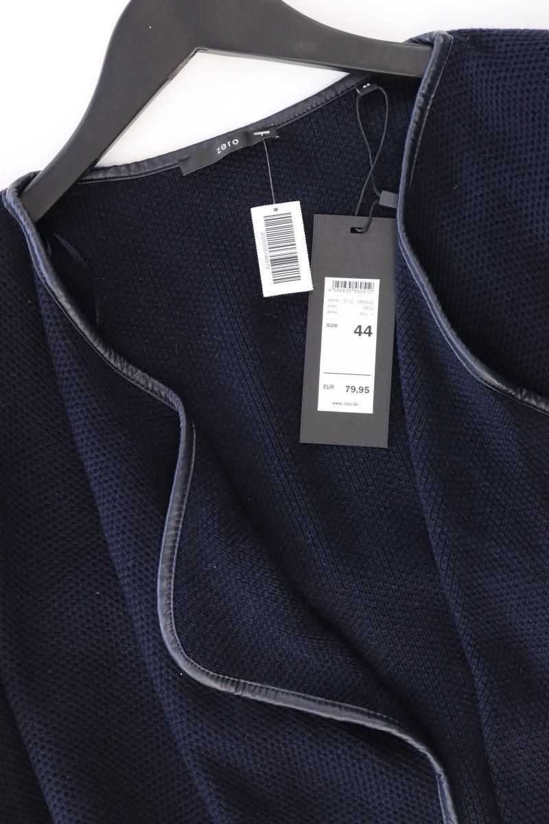 Zero Strickjacke Gr. 44 neu mit Etikett Neupreis: 79,99€! Langarm blau