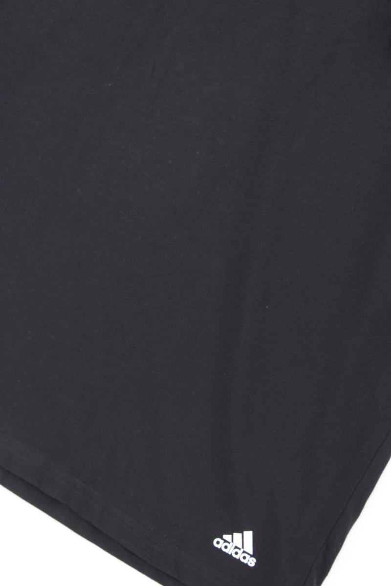 Adidas T-Shirt für Herren Gr. XL Kurzarm schwarz