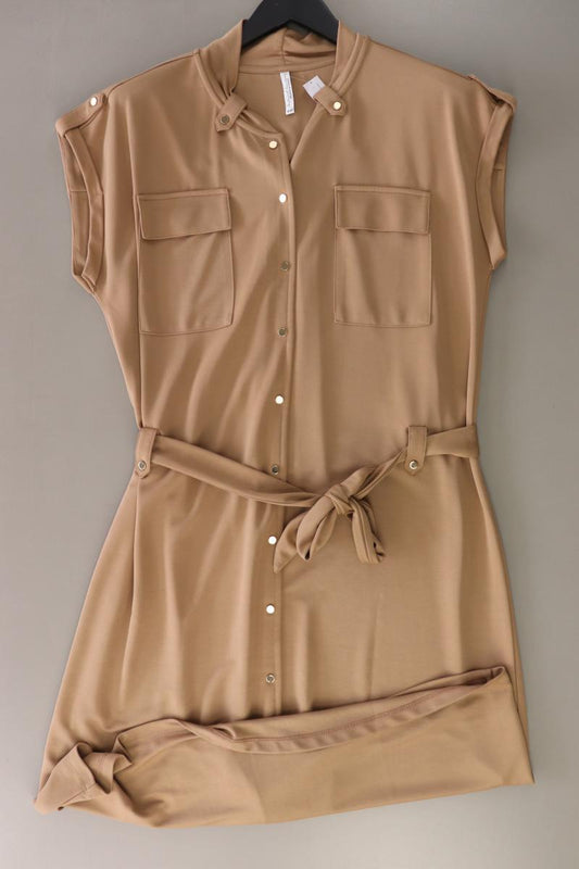 Summum Kurzarmkleid Gr. XXL neuwertig mit Gürtel braun aus Modal