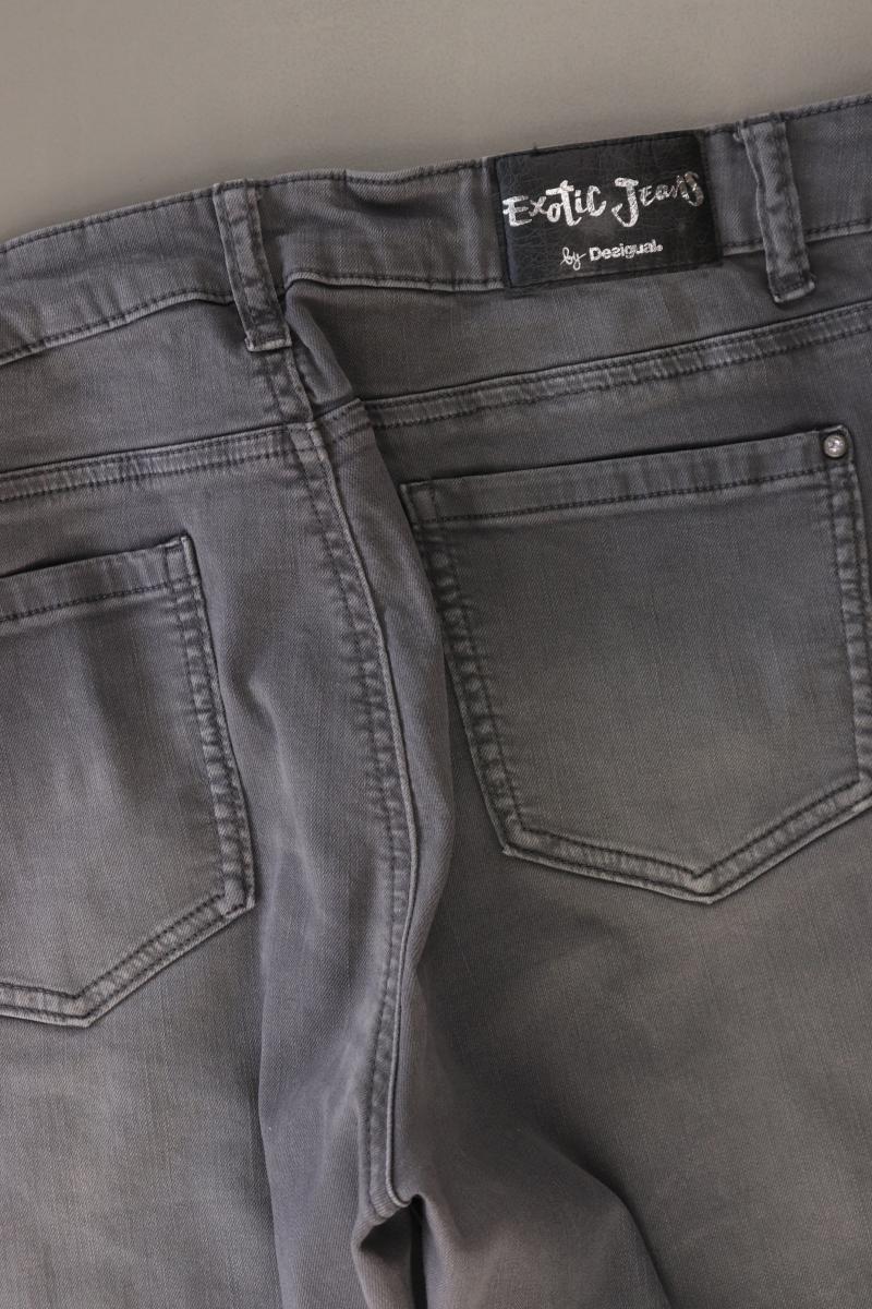 Desigual Skinny Jeans Gr. 44 grau aus Baumwolle