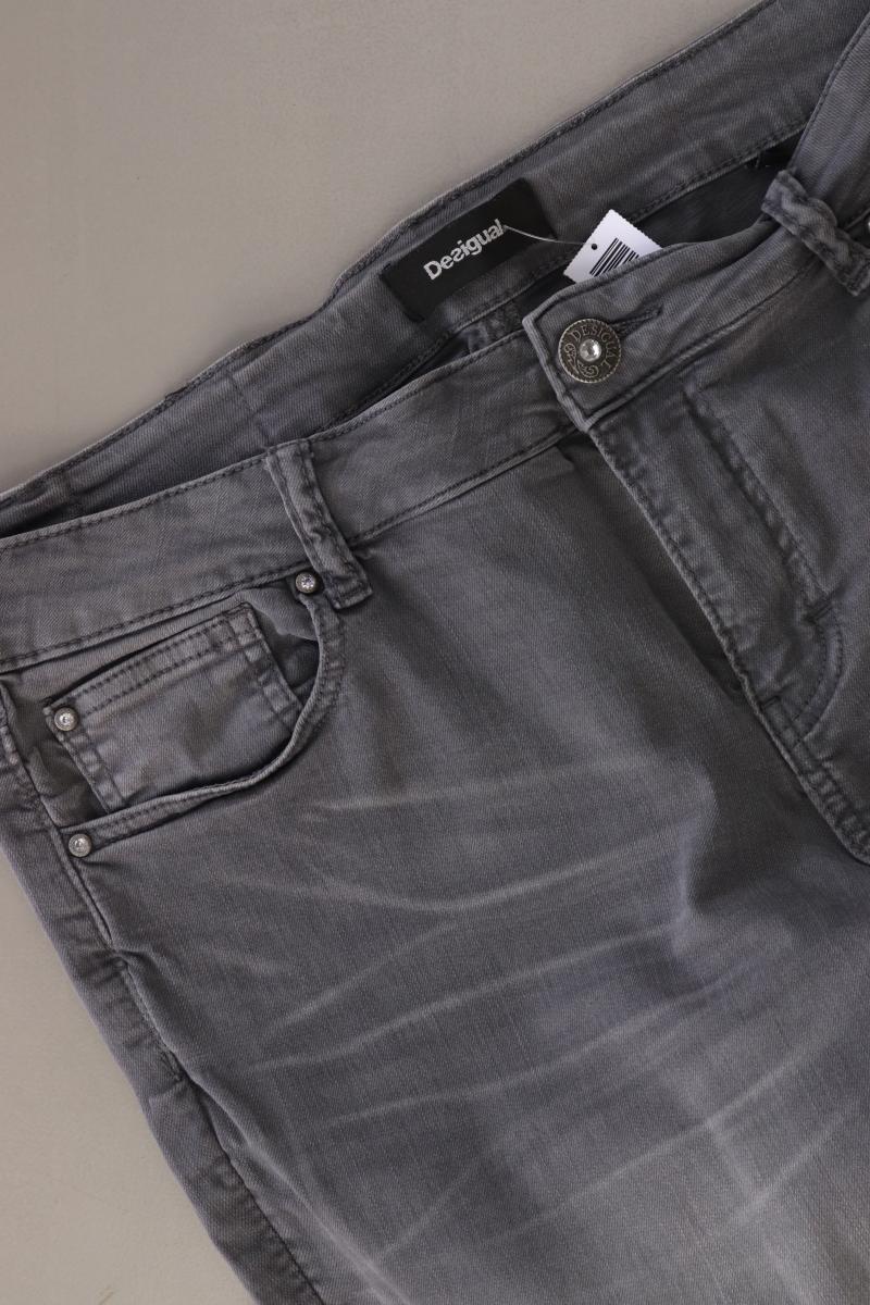 Desigual Skinny Jeans Gr. 44 grau aus Baumwolle