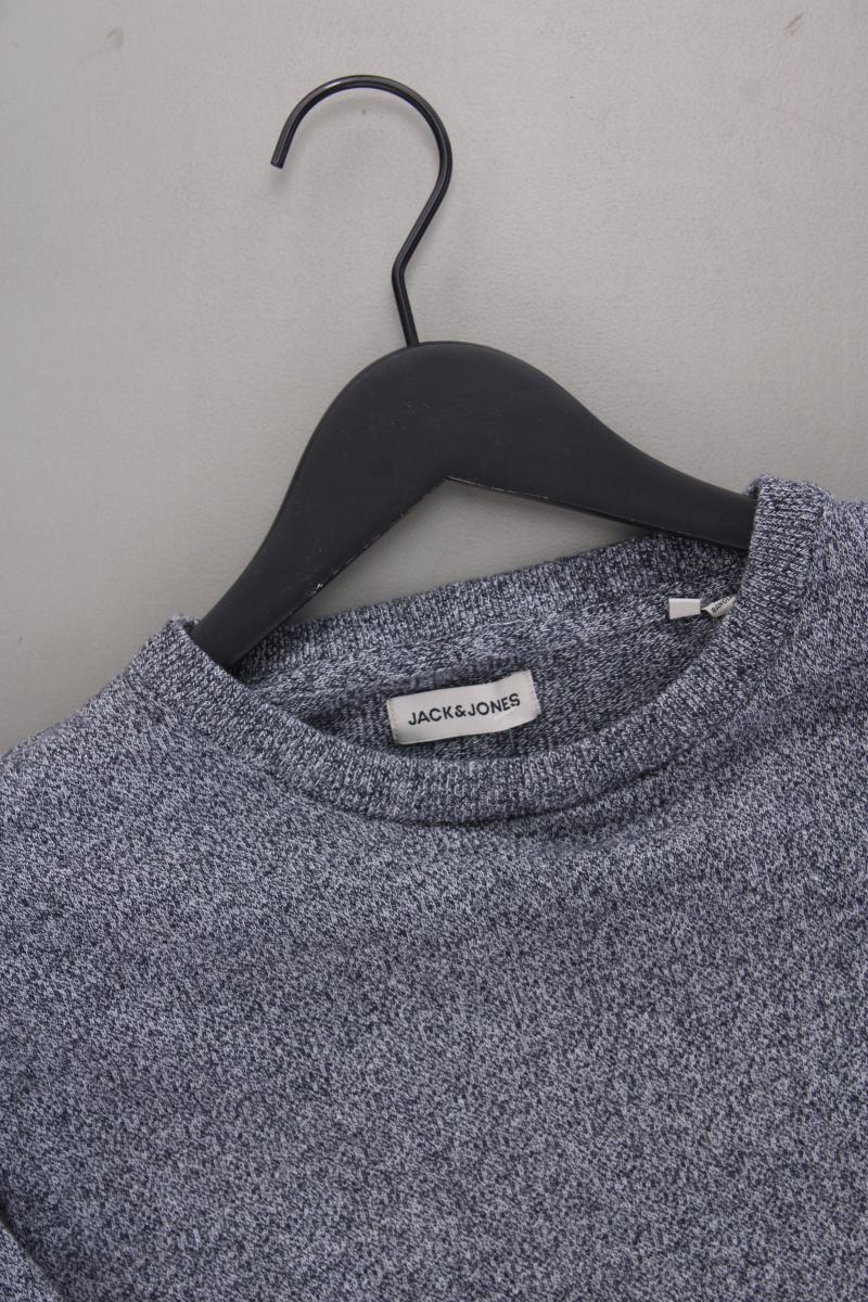 Jack & Jones Feinstrickpullover für Herren Gr. XL grau aus Baumwolle