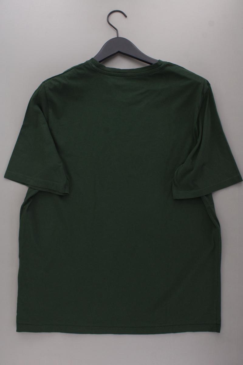 Jack & Jones Printshirt für Herren Gr. XL Kurzarm olivgrün aus Baumwolle