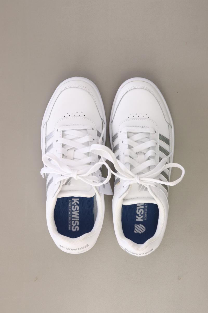 K-Swiss "Court Chasseur" Sneaker Gr. 38 Neupreis: 80,99€! weiß aus Leder