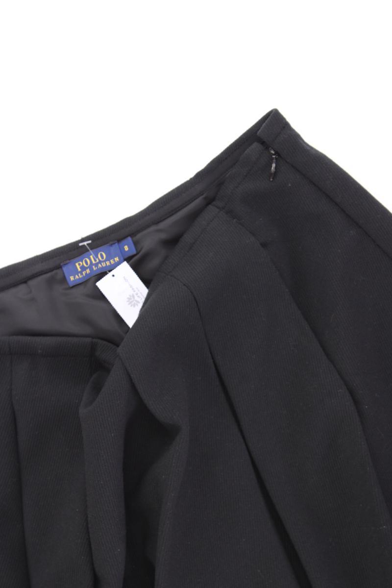 Polo Ralph Lauren Faltenrock Gr. US 8 (M) schwarz aus Polyester