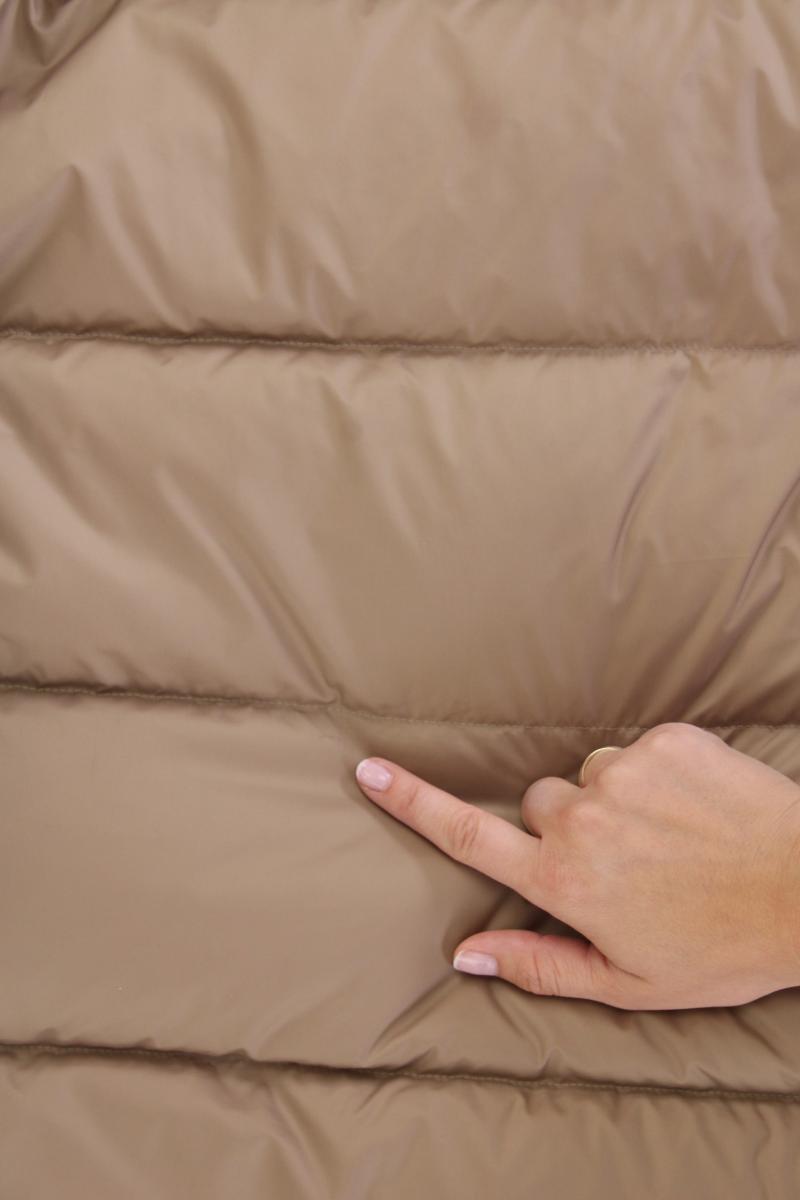 Marc O'Polo Daunenmantel Gr. 46 braun aus Polyester