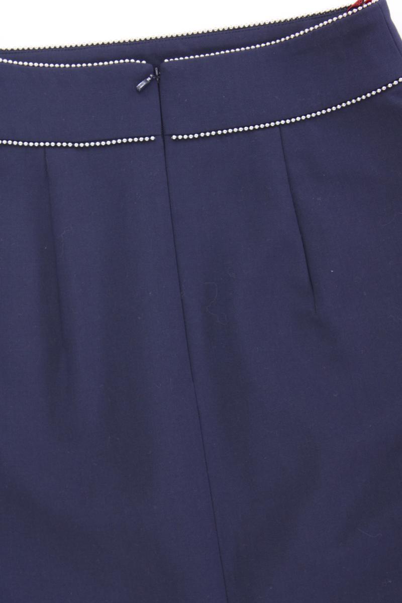 Hugo Boss Bleistiftrock Gr. 34 neuwertig blau aus Polyester