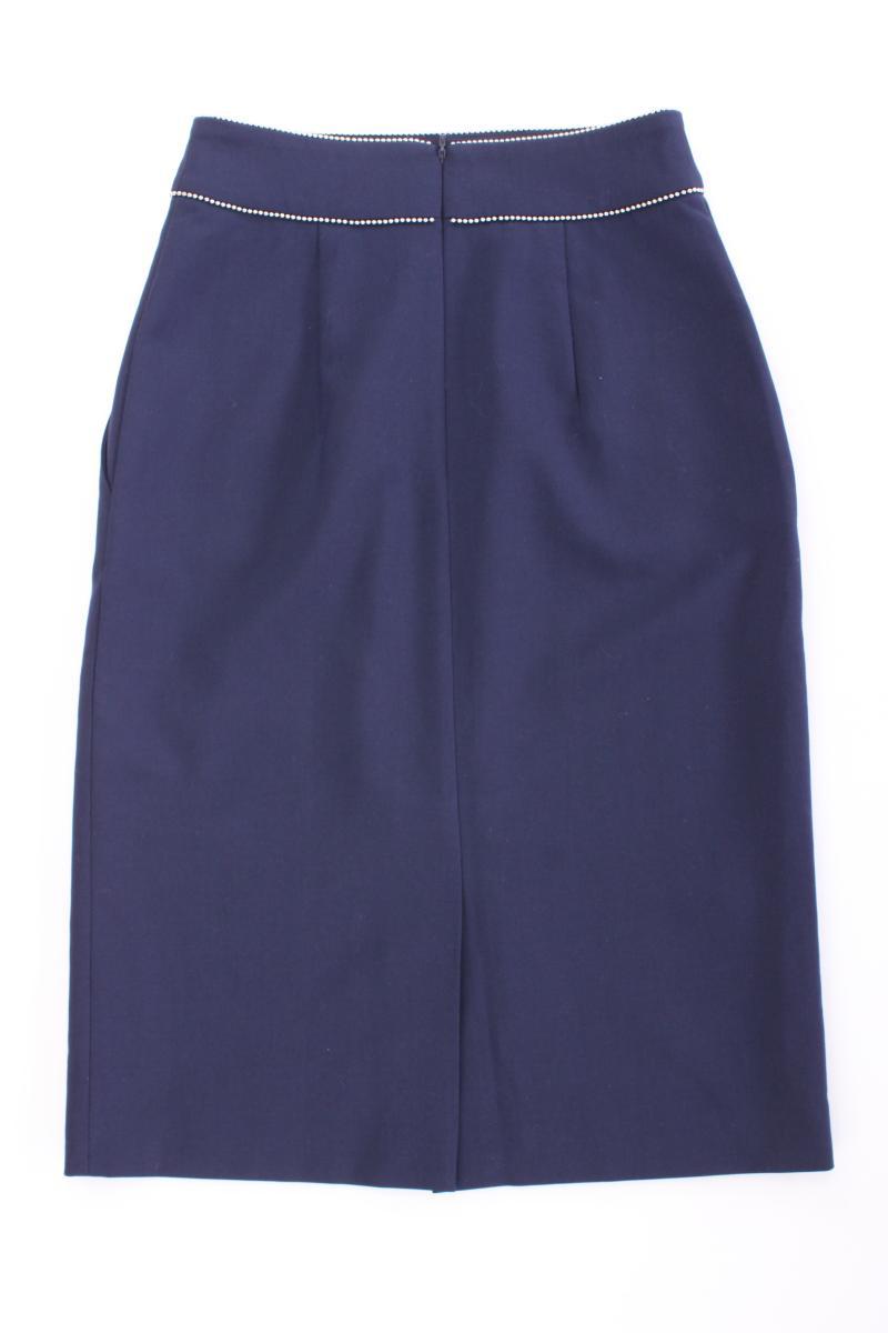 Hugo Boss Bleistiftrock Gr. 34 neuwertig blau aus Polyester