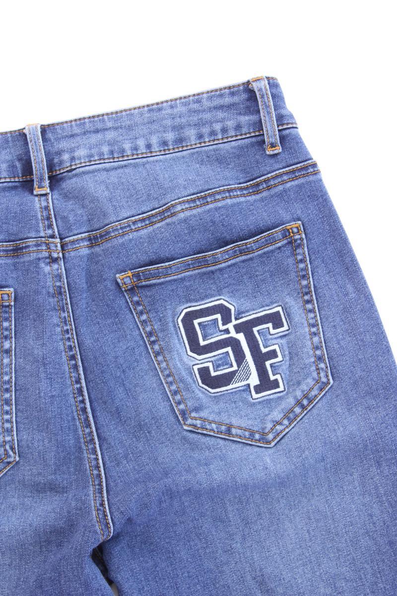 STRANDFEIN Boot Cut Jeans Gr. 38 neuwertig blau aus Baumwolle