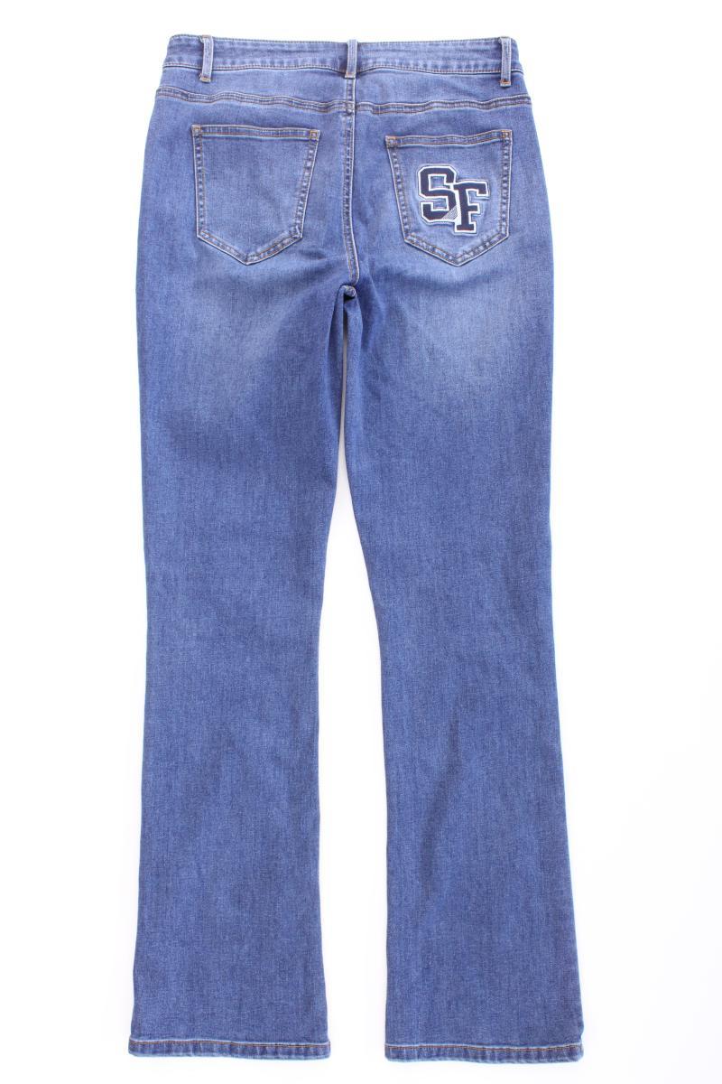 STRANDFEIN Boot Cut Jeans Gr. 38 neuwertig blau aus Baumwolle