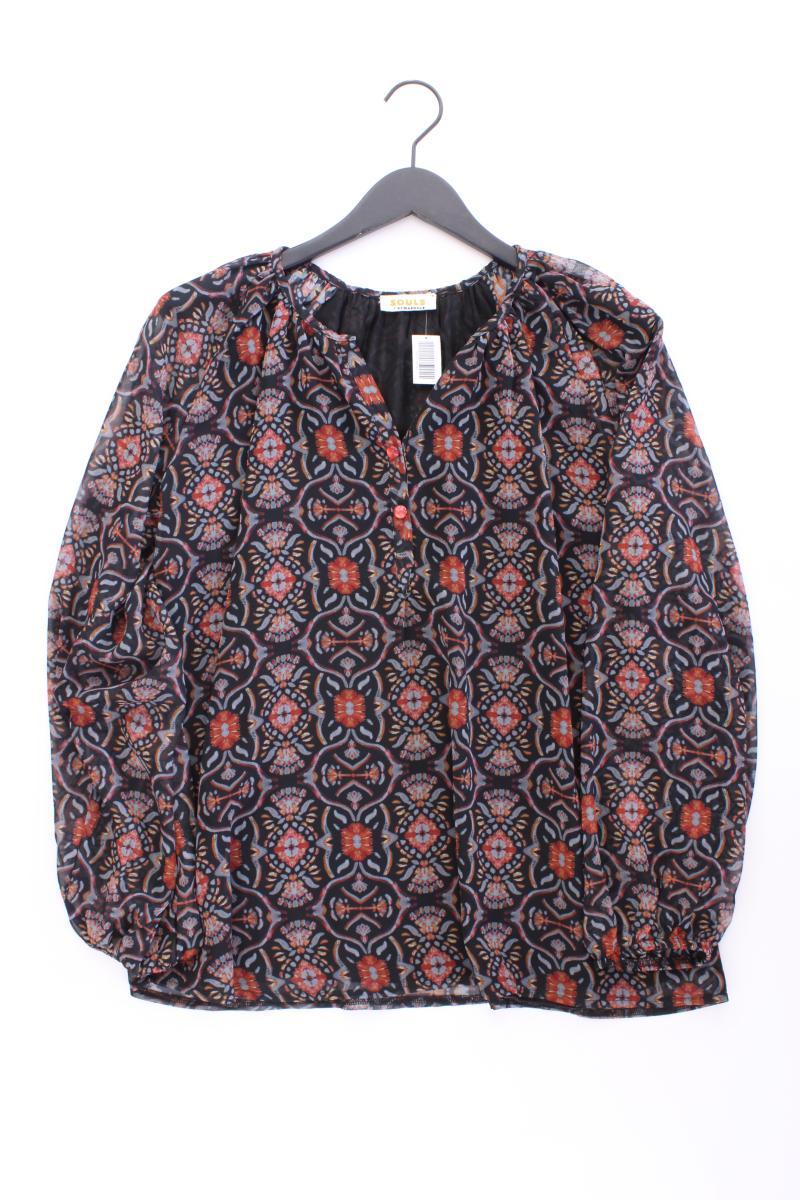 SOULS by Eywasouls Chiffonbluse Gr. 42 neuwertig Langarm schwarz aus Polyester