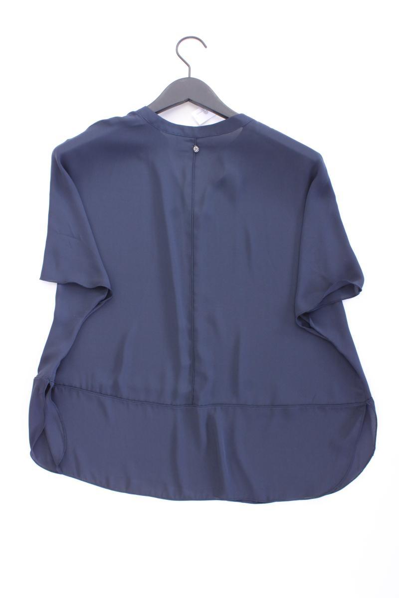 Thom by Thomas Rath Kurzarmbluse Gr. 42 neuwertig blau aus Polyester