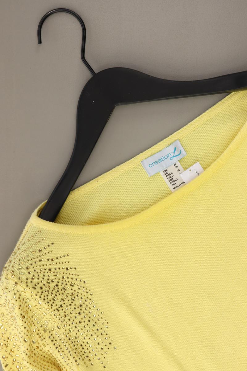 Colléction L. Pullover Gr. 44 gelb aus Viskose