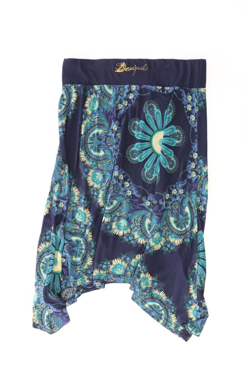Desigual Stretchrock Gr. XL blau aus Baumwolle