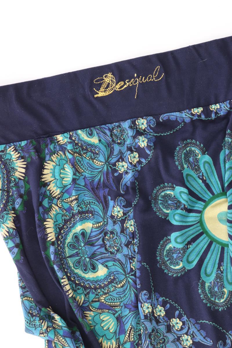 Desigual Stretchrock Gr. XL blau aus Baumwolle