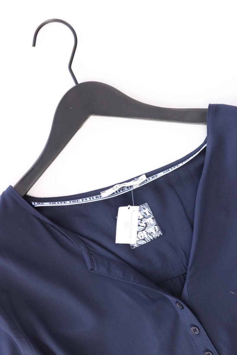 Cecil Kurzarmbluse Gr. XL neuwertig blau