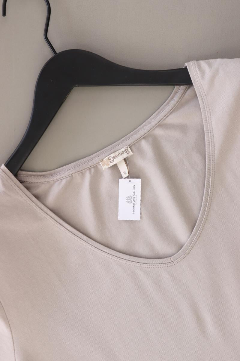 Deerberg T-Shirt Gr. XL Kurzarm grau aus Baumwolle