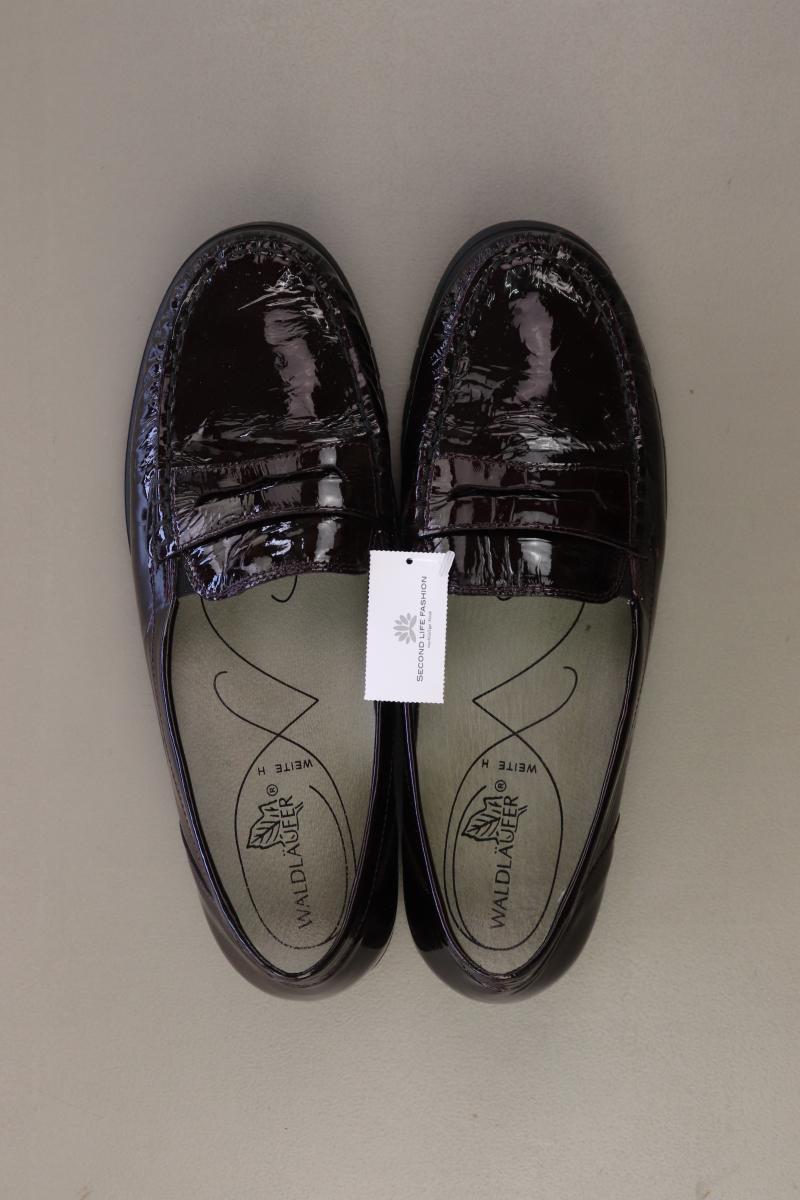 Waldläufer Halbschuhe Loafers Bordeaux Gr. 39 neuwertig rot aus Leder