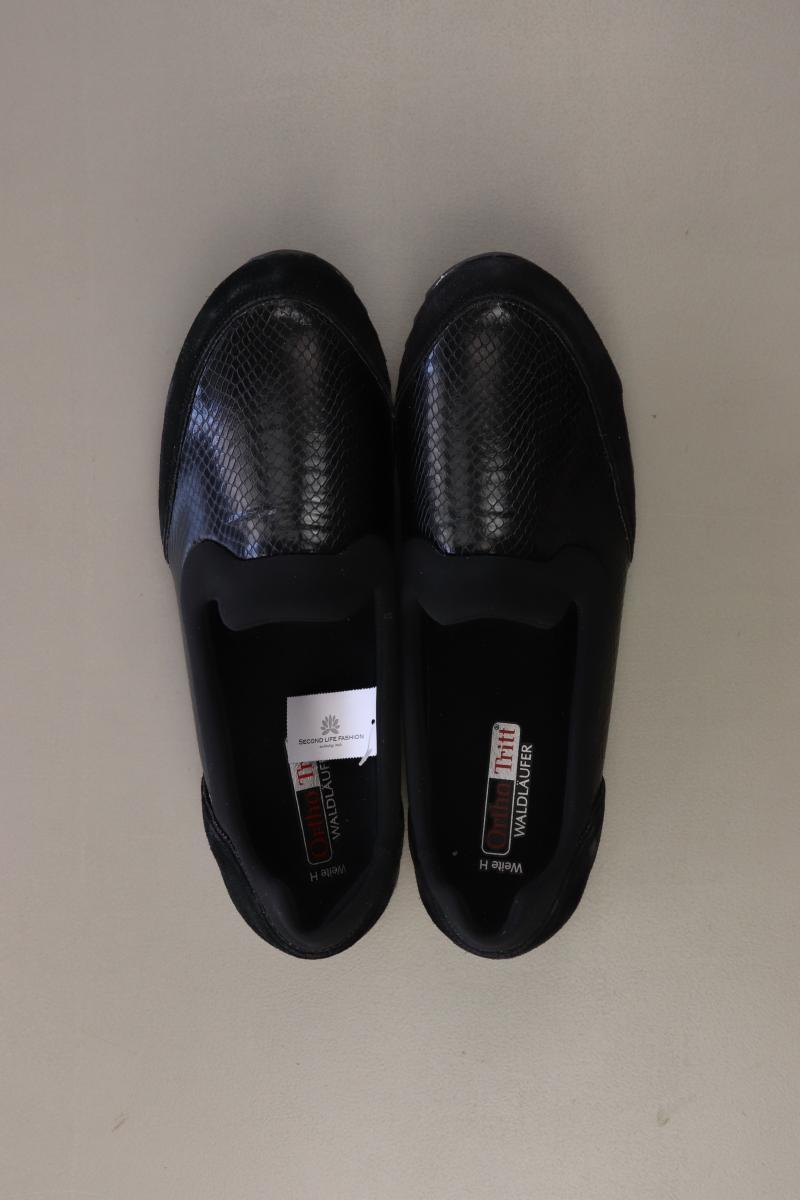 Waldläufer Sneaker Gr. 39 neuwertig Neupreis: 79,99€! schwarz aus Leder