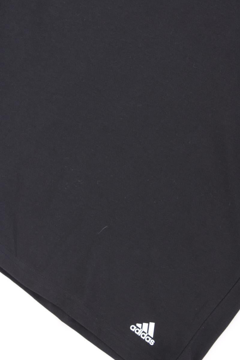 Adidas T-Shirt für Herren Gr. XL Kurzarm schwarz