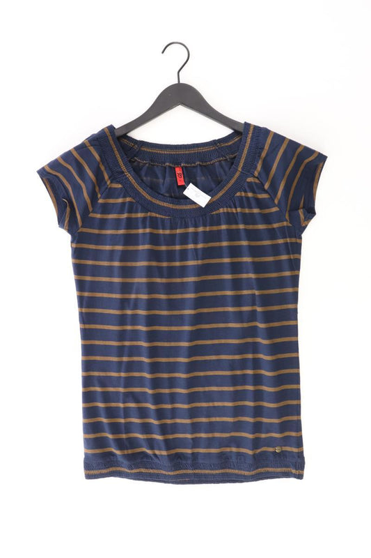 QS by s.Oliver Ringelshirt Gr. XL gestreift Kurzarm blau aus Baumwolle