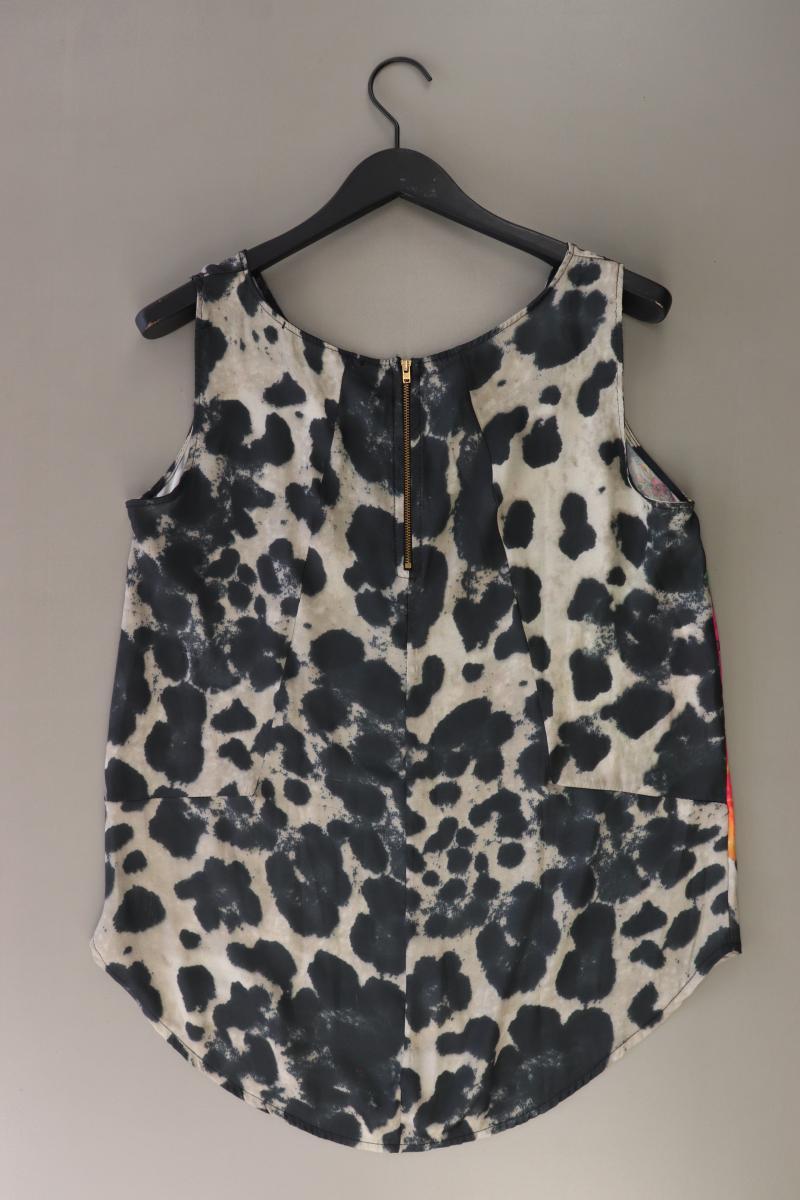 Desigual Ärmellose Bluse Gr. XL mit Tierdruck mehrfarbig aus Polyester