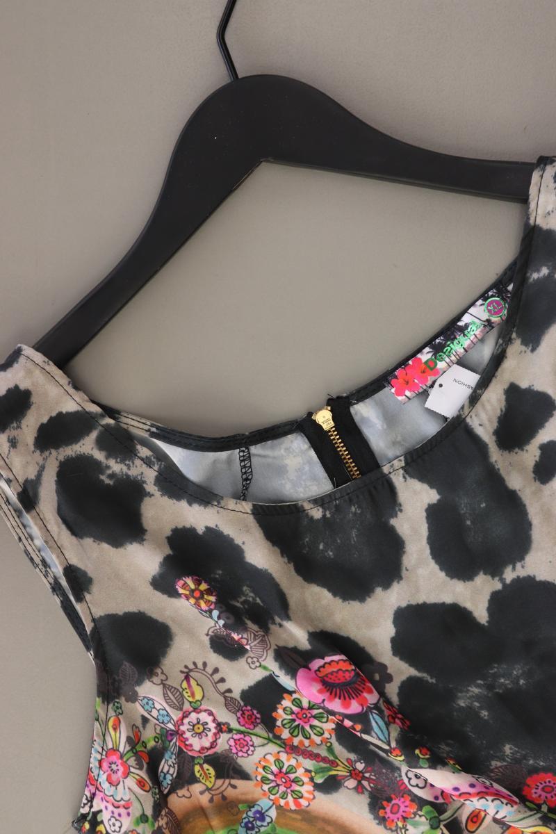 Desigual Ärmellose Bluse Gr. XL mit Tierdruck mehrfarbig aus Polyester