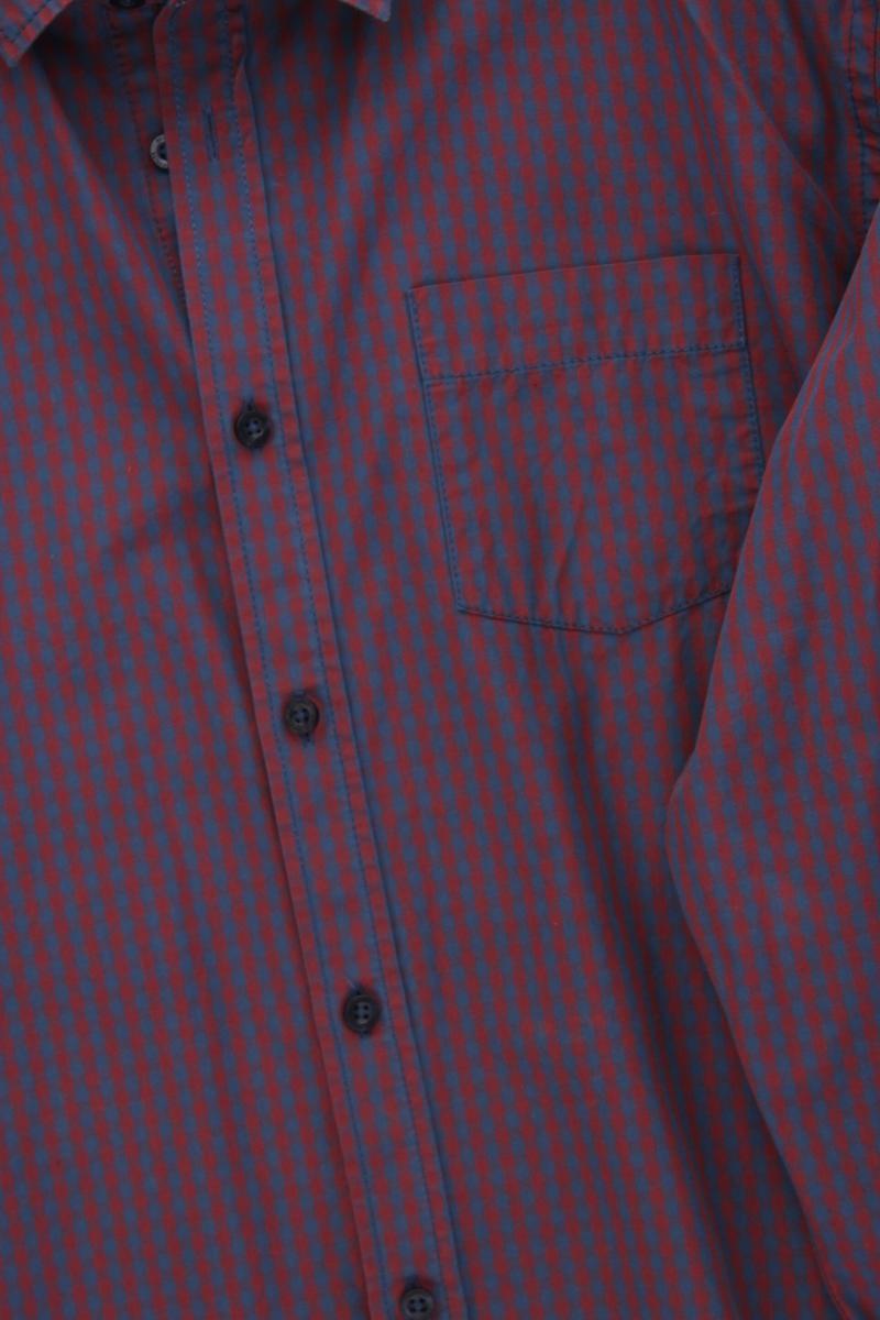 Red Wood Langarmhemd für Herren Gr. XL kariert rot aus Baumwolle