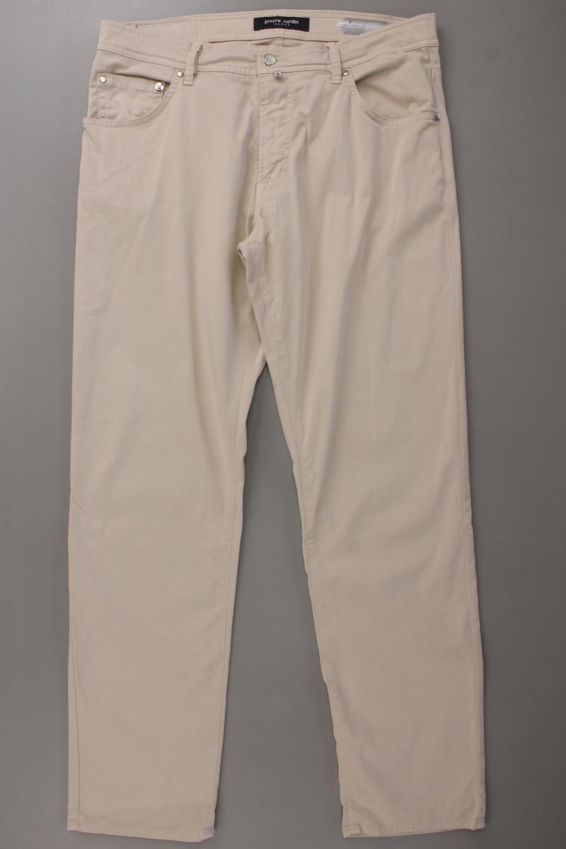 Pierre Cardin Five-Pocket-Hose für Herren Gr. Kurzgröße 25 creme aus Baumwolle