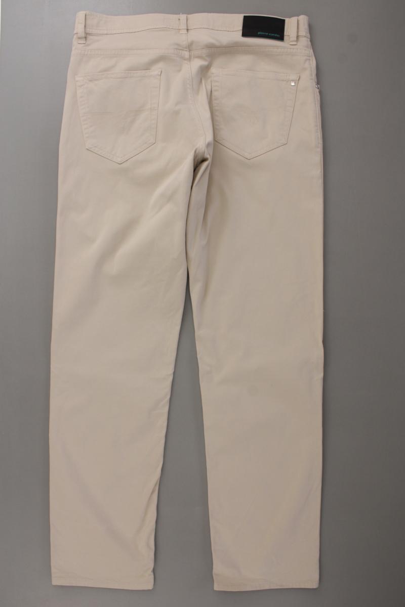 Pierre Cardin Five-Pocket-Hose für Herren Gr. Kurzgröße 25 creme aus Baumwolle