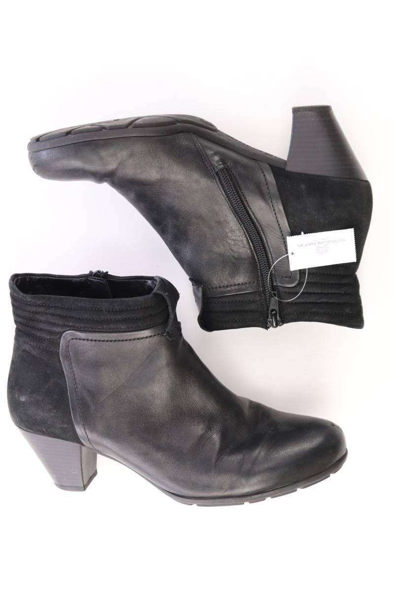 Gabor Stiefeletten Gr. 38,5 schwarz aus Leder