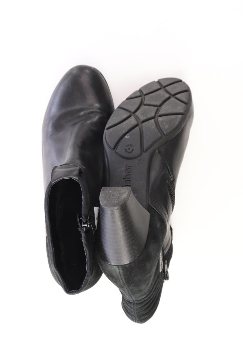 Gabor Stiefeletten Gr. 38,5 schwarz aus Leder