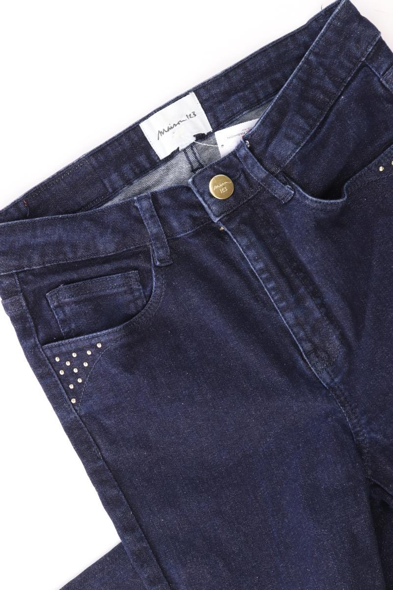 Maison 123 Paris Skinny Jeans Gr. 34 blau aus Baumwolle
