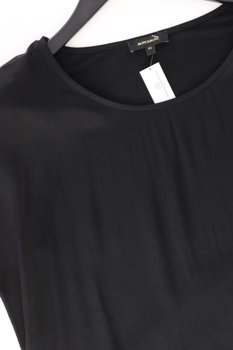 More&More T-Shirt Gr. 40 Kurzarm schwarz aus Viskose