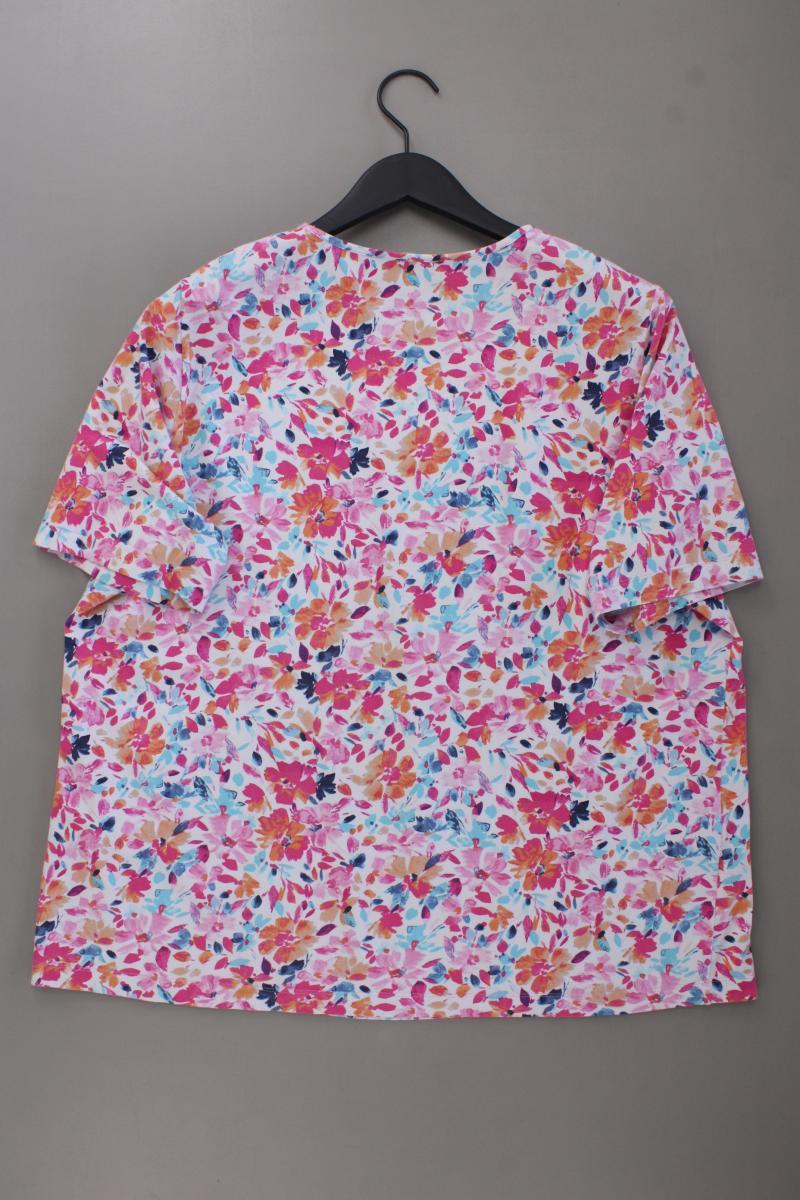 Rabe Printshirt Gr. 50 mit Blumenmuster Kurzarm mehrfarbig aus Baumwolle