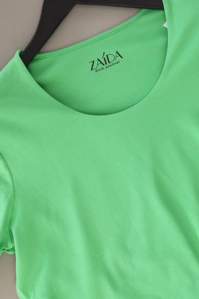 Zaida T-Shirt Gr. 42 Kurzarm grün aus Baumwolle