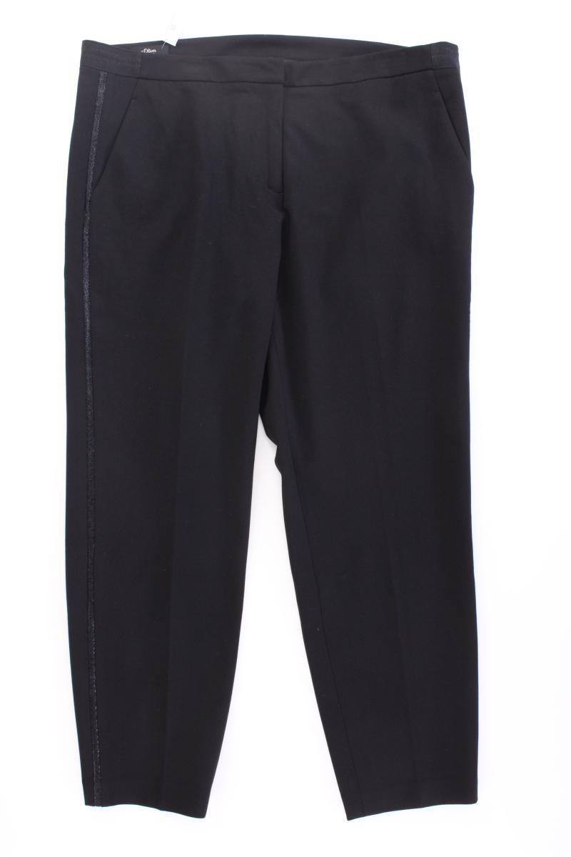 s.Oliver Black Label Stoffhose Gr. 44 neuwertig schwarz aus Viskose