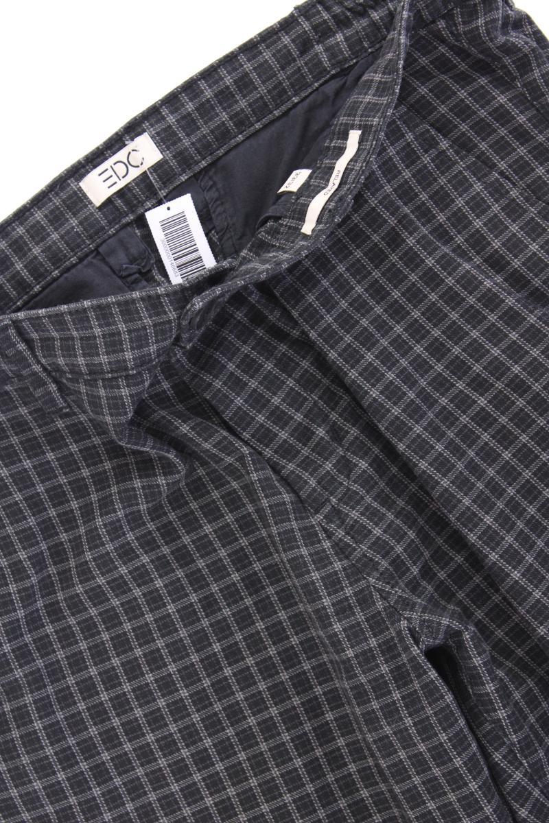 edc by Esprit Stoffhose für Herren Gr. W33/L32 kariert grau aus Polyester