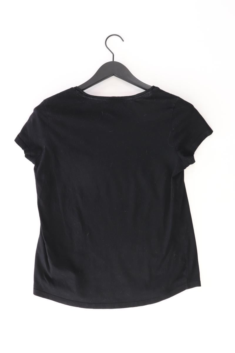 Tom Tailor (Denim) Printshirt Gr. S Kurzarm schwarz aus Baumwolle