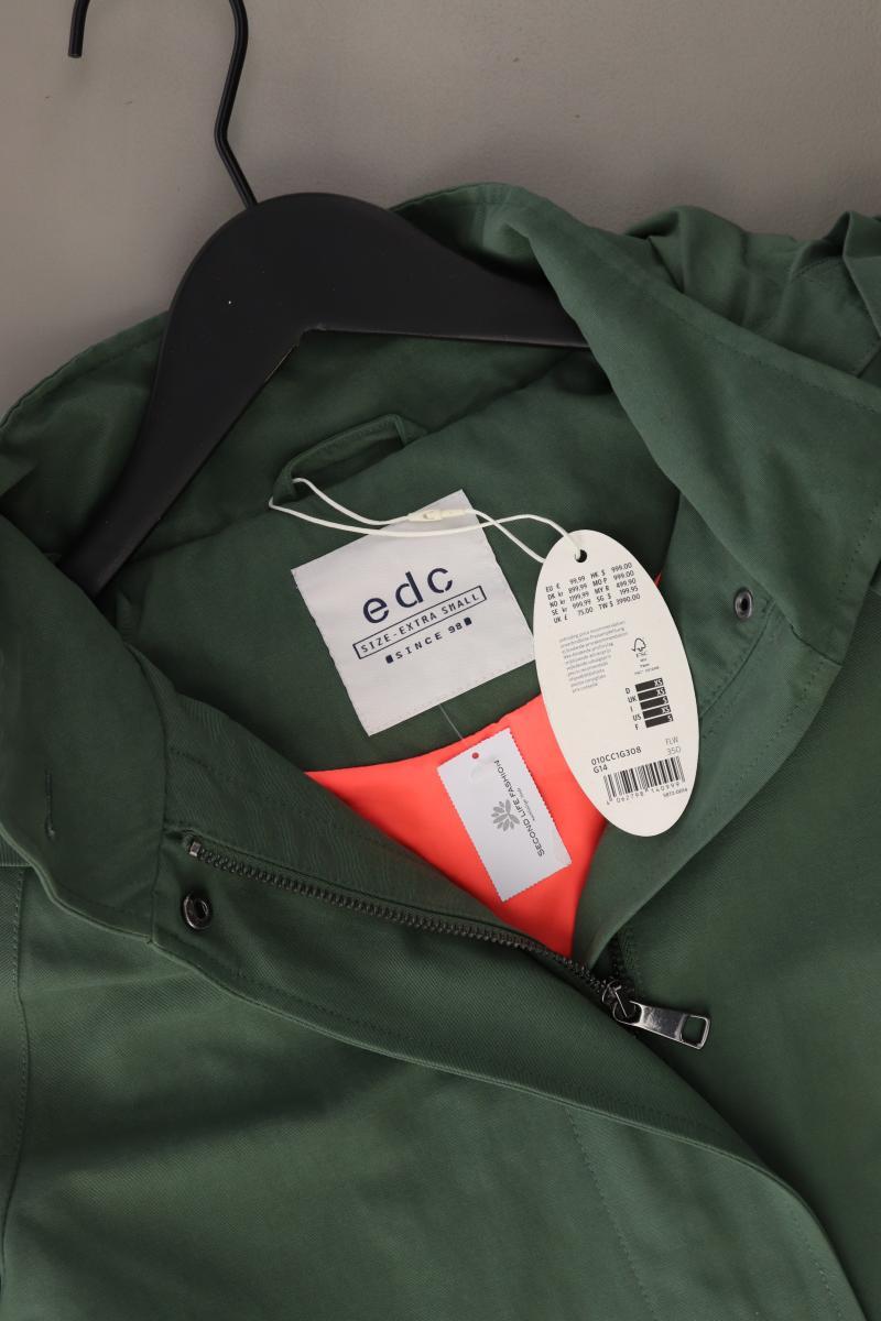 edc by Esprit Kapuzenmantel Gr. S neu mit Etikett Neupreis: 99,99€! olivgrün