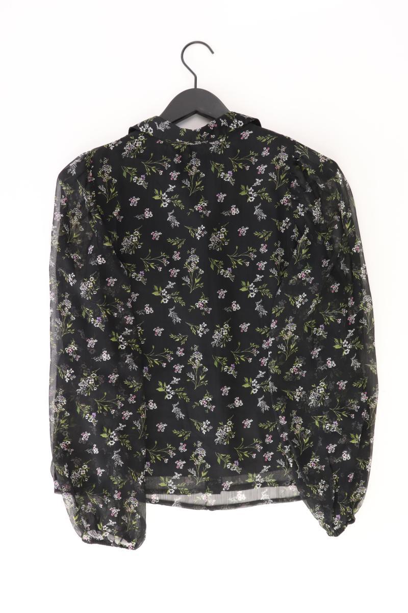Vero Moda Langarmbluse Gr. S mit Blumenmuster schwarz aus Polyester