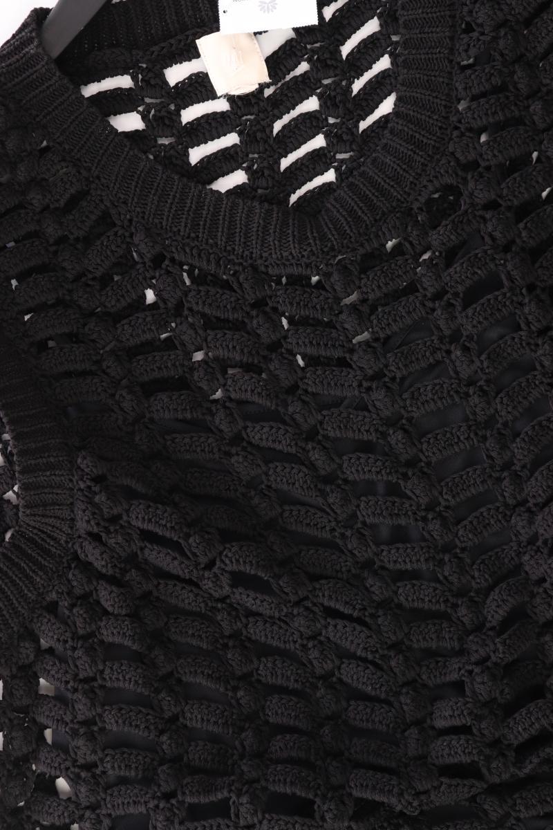 H&M Strandkleid Gr. XL Ärmellos schwarz aus Baumwolle