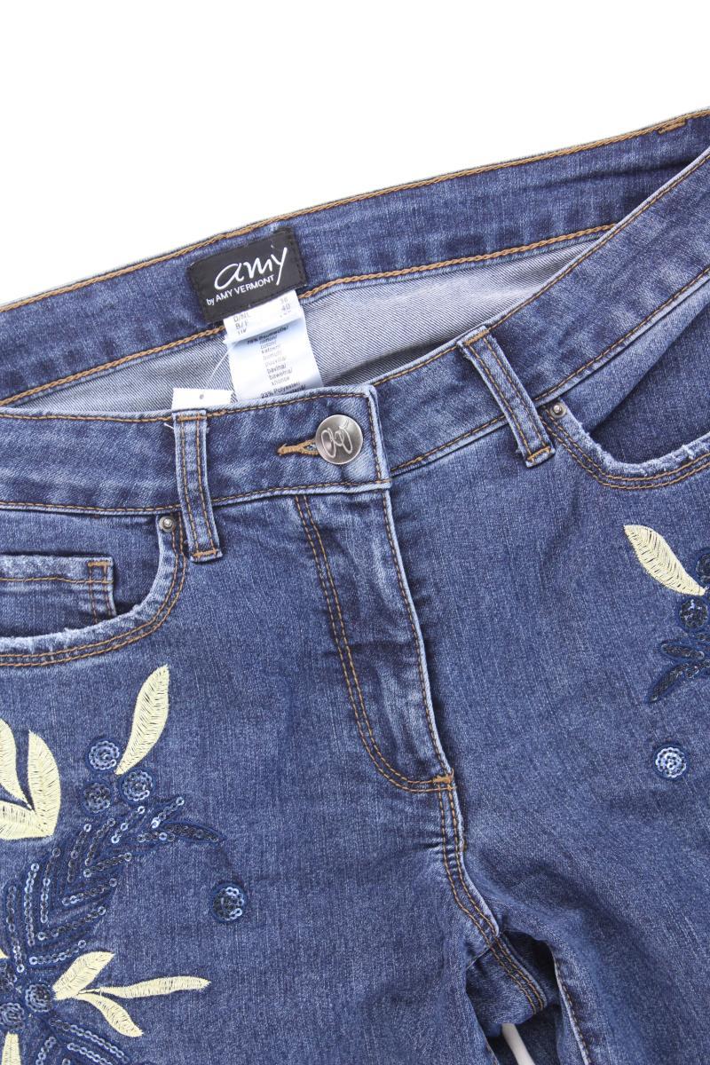 amy by AMY VERMONT Skinny Jeans Gr. 38 blau aus Baumwolle