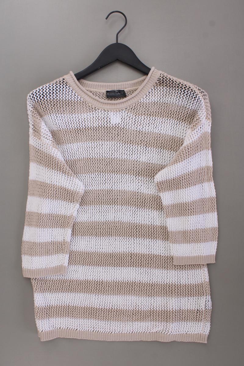 Kapalua Strickpullover Gr. L gestreift braun aus Baumwolle
